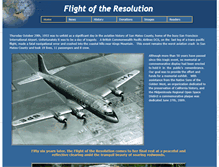 Tablet Screenshot of flightoftheresolution.org
